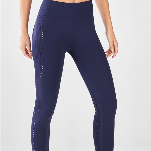 fabletics navy blue leggings